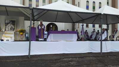 Missa de 7º dia de falecimento do Padre Aleixo foi presidida pelo Bispo Dom Amilton